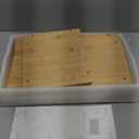 Rattan Bamboo Bread Box for Kitchen Counter Large Capacity Bread Storage Bin Farmhouse Bread Storage Container Rustic Bread Holder (Natural Bamboo)