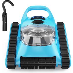 Cordless Robotic Pool Cleaner Automatic: NexTrend Pool Vacuum for Above Ground Pool Wall Floor Waterline Cleaning 180W Powerful Suction Last 150 Mins Robot for Inground Swimming Pool up to 2050 sq.ft