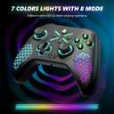 Dinosoo RGB Wireless Controller for Xbox Series X|S, Xbox One & Windows 10/11, Gaming Gamepad with Hall Trigger, Turbo, Macro, 3.5mm Audio Jack, 2.4GHz Adapter