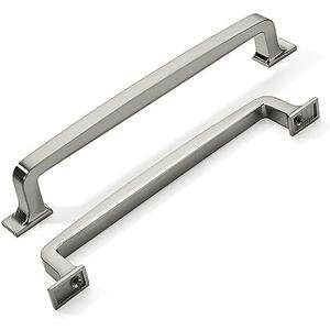 kHTumeWare 20-Pack 6.25 Inch Cabinet Handles - Brushed Satin Nickel Pulls and Drawer Handles for Cabinets and Cupboards