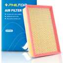 PHILTOP Engine Air Filter, Compatible with CA11876 Volkswagen Tiguan 2018-2024, GTI 2015-2026, Golf 2015-2018, Jetta 2019-2024, Audi Q3 2019-2025, A3 2015-2024, A3 Quattro, S3, Engine Protection
