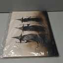 Framed Witch Wall Art Vintage Gothic Canvas Wall Art for Living Room Spooky Bathroom Decor Horror Witchy Painting Prints Mystical Dark Academia Wall Decor for Bedroom 12x16 Inch