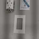 Delgada 20A GFCI Outlet Electrical Outdoor Outlet Weather Resistant Tamper-Resistant Receptacle with USB Charger LED Indicator Light Wall Plate for Home Kitchen Bathroom