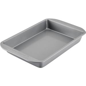 Farberware Nonstick Bakeware Baking Pan / Nonstick Cake Pan, Rectangle - 9 Inch x 13 Inch, Gray