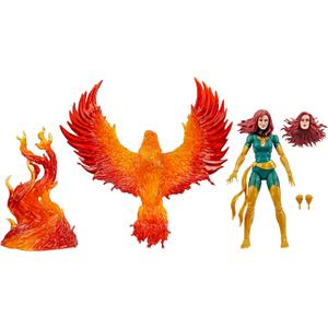 Marvel Legends Series Jean Grey with Phoenix Force Display, Deluxe X-Men Comics Collectible 6-Inch Action Figure
