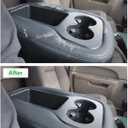 FZJDSD Dark Gray Jump Seat Armrest Cover Compatible with Chevy Silverado Tahoe Avalanche Suburban GMC Sierra Yukon XL 2007 2008 2009 2010 2011 2012 2013 2014 Center Console Cover with Zipper Design
