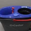 O-Cedar RinseClean Spin Mop & Bucket System + 2 Extra Mop Heads | Clean with Water | Removes 99% of Bacteria