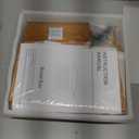 Corner Bamboo Bread Box for Kitchen Counter Large Capacity Rustic Bread Storage Container with Wavy Arcylic Transparent Door Vintage Storage for Homemade Bread (Brown)