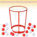 ArtCreativity Head Hoop Basketball Party Game for Kids and Adults - Adjustable Basket Net Headband with 20 Balls - Fun Gift for Birthday, Party Dress Up, Carnival Ball Game for Boys & Girls