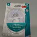 Power Gear Telephone Line Cord, 25 Feet, Phone Cord, Modular Jack Ends, Works for Phone, Modem or Fax Machine, For Use in Home or Office, White, 76119