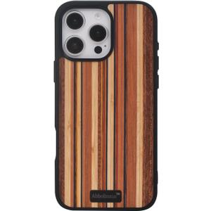 for iPhone 15 Pro Max Magnetic Wood Case. Unique & Classy Shockproof Protective Cover. Compatible with MagSafe Magnetic Charging. (Color Wood, iPhone 15 Pro Max(6.7"))