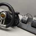 PXN PC Racing Wheel, V3 PRO 180 Degree Universal Usb Car Sim Race Steering Wheel with Pedals for PC, PS3, PS4, Xbox One, Xbox Series X/S, Switch (Black)