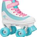 Roller Derby Firestar Youth Skates for Girls, Boys, Beginners, Kids (Size 4, Bubblegum)