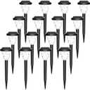 Solar Outdoor Lights Waterproof,Solar Pathway Lights Outdoor with Great Pattern, Auto On/Off Garden Decor for Outside Garden Walkway Driveway Pathway(16 Pack)