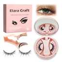 Magnetic Eyelashes With Applicator,No Glue Needed Soft Lashes Kit,Reusable Magnetic Eyelashes Natural Look(L01)