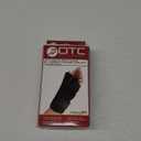 OTC Wrist-Thumb Splint, 8-Inch Adult for Men and Women, Lightweight Breathable, Black, Large
