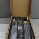 ARES WING Heavy Duty Single Monitor Arm - Fully Adjustable Monitor Mount for 40 34 32 27 Inch Ultrawide Screens Up to 26.4 lbs with Clamp/Grommet Desk Mount, 75/100 Vesa Mount, Black