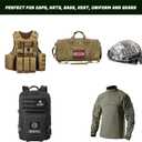 2 x 12PCS American Flag Patches Bundle, Tactical Morale Patches Full Embroidery Loop and Hook Fasten Patches Set for Caps, Bags, Backpacks, Harness, Vest, Military Uniforms,Tactical Gears Etc