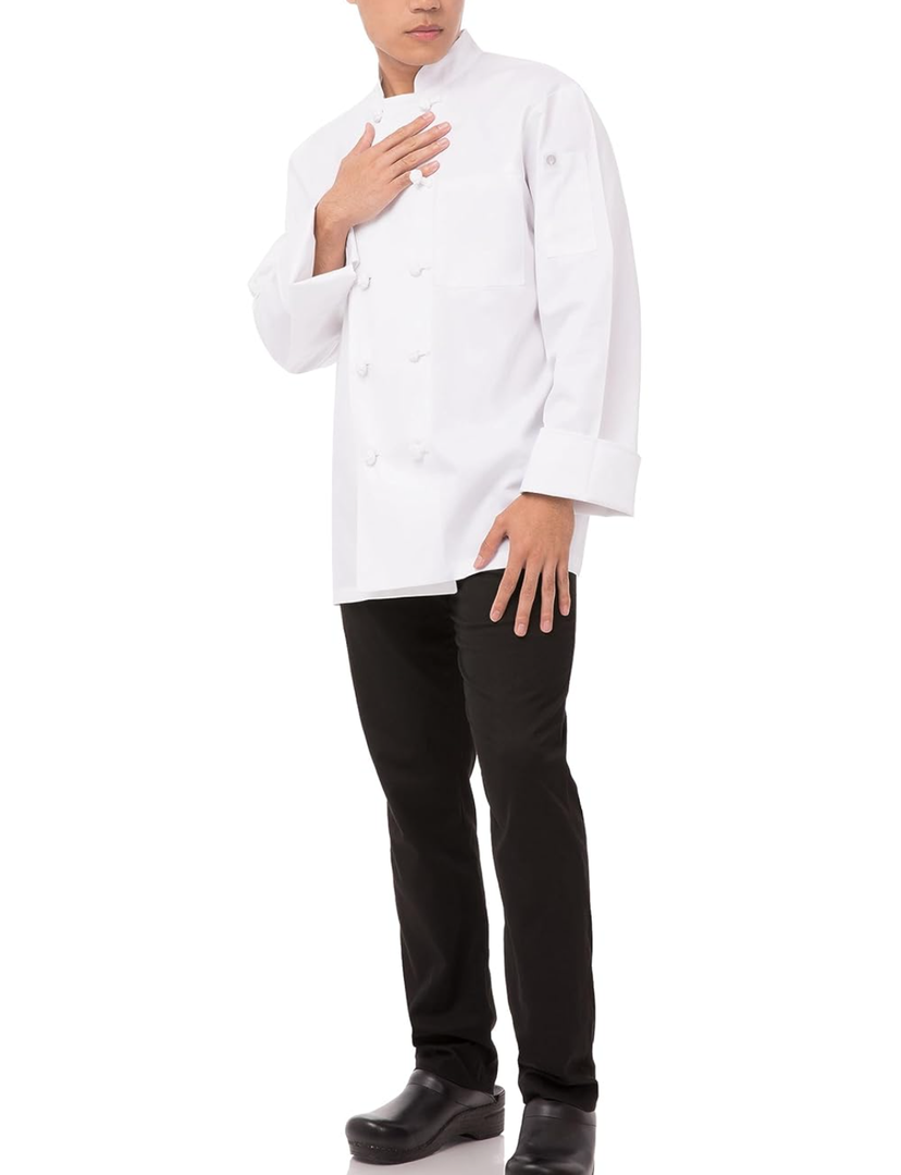 Chef Works Men's Montreaux Executive Chef Coat, Size 3XL