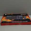 Wireless Gaming Keyboard and Mouse Combo, RGB Backlit Rechargeable 2000 mAh Battery, Mechanical Feel Anti-ghosting Keyboard + 6D 4800DPI Mice for PC Gamer