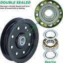 30224 Idler Pulley for Dixie Chopper 42", 50", 60", 72", Classic 2550 2750 2760 3360 3372 3560, LT1800 LT2000 LT2200 LT2300 LT2400 LT2500 LT2700 LX2000 LX2001 LX2400 LX2401 Lawn Decks