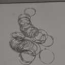 Hicarer 30 Pieces Expandable Bangle Bracelets Adjustable Silver Bracelets Wire Bangles for Jewelry Making DIY Gift Crafts