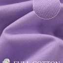 YUCOLEN Women's T Shirts Oversized Full Cotton Summer Tops Short Sleeve Crewneck Casual Loose Fit Basic Tee Shirts (Black, S)