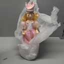 Clever Creations Sugar Plum Fairy 14 Inch Traditional Wooden Nutcracker, Festive Christmas Décor for Shelves and Tables