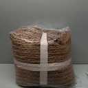 L'AGRATY Chunky Knit Blanket Throw: 50''x60'' Chenille Chunky Knitted Throw Blanket for Bed Couch - Handmade Thick Big Cable Knit Blanket - Large Chunky Crochet Rope Blanket for Home Decor(Brown)