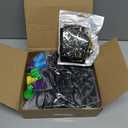 Pasimy 72 Pcs Wizard Party Favors Birthday Decorations with Mini Notebook Black Glasses Pencil Stamp Sticker Gift Bag for Adults Wizard Magical Goody Bag Stuffers Prizes Supplies (Wand)