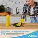 AIDEA Microfiber Cleaning Cloth Black 8PK, Microfiber Towels for Cars, Premium Car Cloths, Dusting Cloth Lint Free Cleaning Rags for SUVs, House, Kitchen, Window, Workshops,11.511.5"