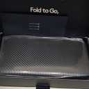 Foldable Keyboard and Mouse, Samsers Folding Bluetooth Keyboard Combo, 2.4G + BT5.0 x 2, Full-Size Portable Travel Keyboard & USB-C Rechargeable Wireless Mouse for iOS Android Windows Mac OS