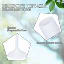 12 Pcs Plastic White Champagne Flutes 6 OZ Acrylic Wine Glasses Wedding Toasting Flute Goblet Reusable Champagne Cups for Bachelorette Party Wedding Bar Anniversary (White)