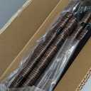 LEWIS&WAYNE Outdoor Umbrella Base with Fillable Planter Box Heavy Duty Patio Umbrella Stand with 4 Wheels Rolling Umbrella Holder for Outdoor Patio Deck Garden (Brown)