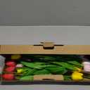 Sggvecsy 15 Pcs Fake Tulips Artificial Flowers Real Touch PU Faux Flowers Tulip Stems for Wedding Spring Bouquet Floral Arrangement Home Party Office Decorations for Mother's Day (Multi Colors) (15 Pcs, Mixed 1)