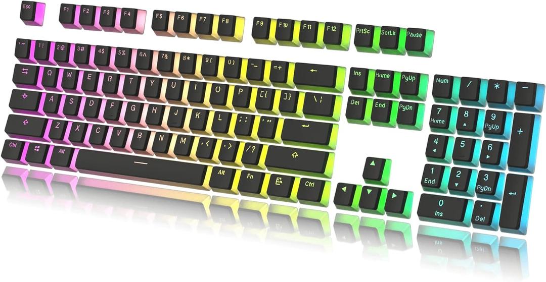 Keycap Set for Mechanical Keyboard (Black)