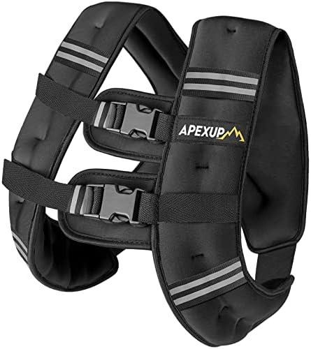 APEXUP Weighted Vest Men Women, Weight Vest for Women Workout Equipment for Strength Training Running