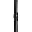 Adjustable floor standing poster stand, vertical and horizontal display sign stand, with heavy-duty base, aluminum alloy opening and closing frame (8.5 x 11 black)
