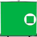 Wider Style RAUBAY 78.7 x 82.7in Large Collapsible Green Screen Backdrop Portable Retractable Chroma Key Panel Photo Background with Stand for Video Conference, Photographic Studio, Streaming
