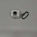 Geiomoo TPU Case for SHOKZ Open Dots ONE, Soft Flexible Scratch Resistant Protective Cover with Carabiner (Clear)