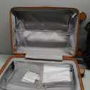 UKEIN Luggage Sets 3 Piece, Carry On Luggage 20In With Spinner Wheels, PC Hard side Suitcase Set with TSA Lock, Durable Carry On Suitcase With Travel Backpack for Men (Black, 3 piece set (20inch))