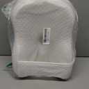 Knee Pillow for Side Sleepers, Memory Foam Leg Pillow for Side Sleeping, Between Legs Pillow for Relief Sciatica Hip Lower Back Pain, White