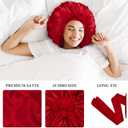 3Pcs Bonnets for Sleeping, Extra Satin Silk Bonnet for Sleeping Women with Tie Band for Curly Hair Jumbo Bonnet Braids