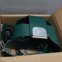 High Back Full Bucket Toddler Swing Seat with Yellow Coated Chains Fully Assembled Baby Swing Set Accessories (Green)