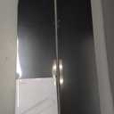 Ballucci Floating Shelves, 24" Wood Wall Shelf Set of 2, with Invisible Brackets for Bathroom, Living Room, Bedroom, Kitchen, Nursery, 6" Deep, Black