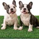 Artificial Grass Pad for Dogs Potty: Fake Grass for Dogs Puppy Potty Training to Pee and Poop on Balcony, Backyard, Patio, Apartment - Protect Floor and Furnitures, 2X Faster Drainage, Easy to Clean (L-33.2"X20.8")