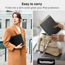 OYEEICE Keyboard Case for iPad 9.7 inch 6th/ 5th Gen 2018/2017 - Wireless Detachable Keyboard, Smart Folio Cover with Pen Holder for iPad Air 2nd 2014 - Black