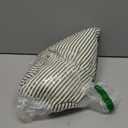 Women's Striped Stand Ruffle Collar Maxi Dress Half Sleeve Button Down Flowy Belted Beach Vacation Dress, Size XL (Green)