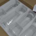 Mfacoy Drinking Glasses Set of 8-4 Tall Glass Cups 18 oz & 4 Short Stemless Wine Glasses 13 oz, Highball Glasses, Glassware Sets for Cocktail, Beer, Wine, Whiskey, Water & Juice Drinkware