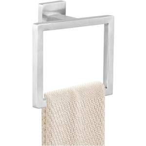 Towel Ring - Thicken SUS 304 Stainless Steel Towel Holder, Towel Racks for Bathroom, Square Modern Design Hand Towel Holder, Contemporary Hand Towel Bar - Brushed Nickel (1PCS)